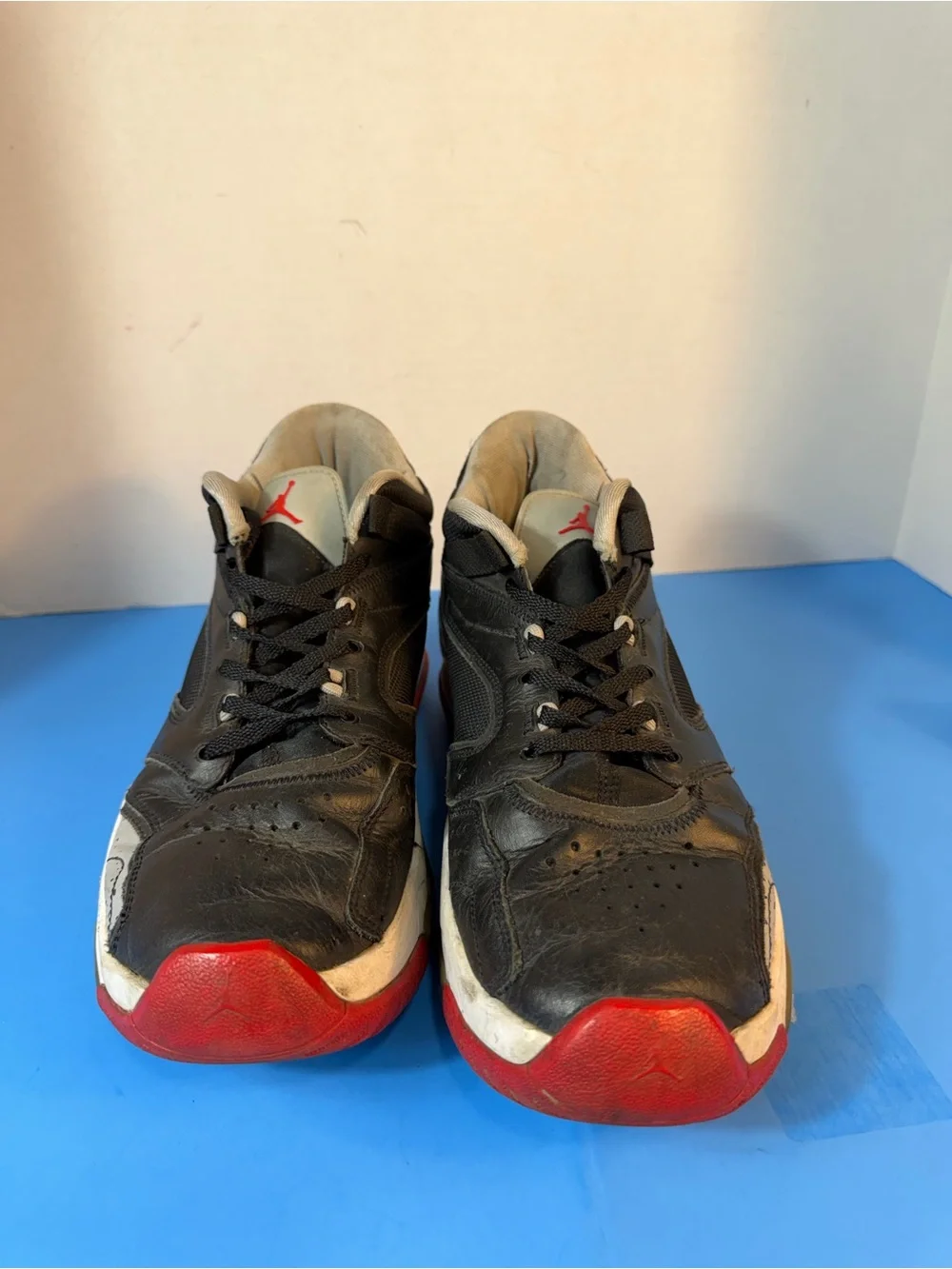 Jordan Men's Black, Red and Gray Low-Top Sneakers